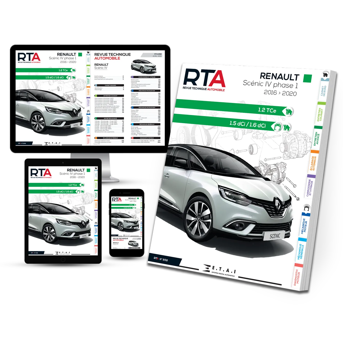 Renault Scénic IV phase 1 (2016 - 2020) - Revue Technique