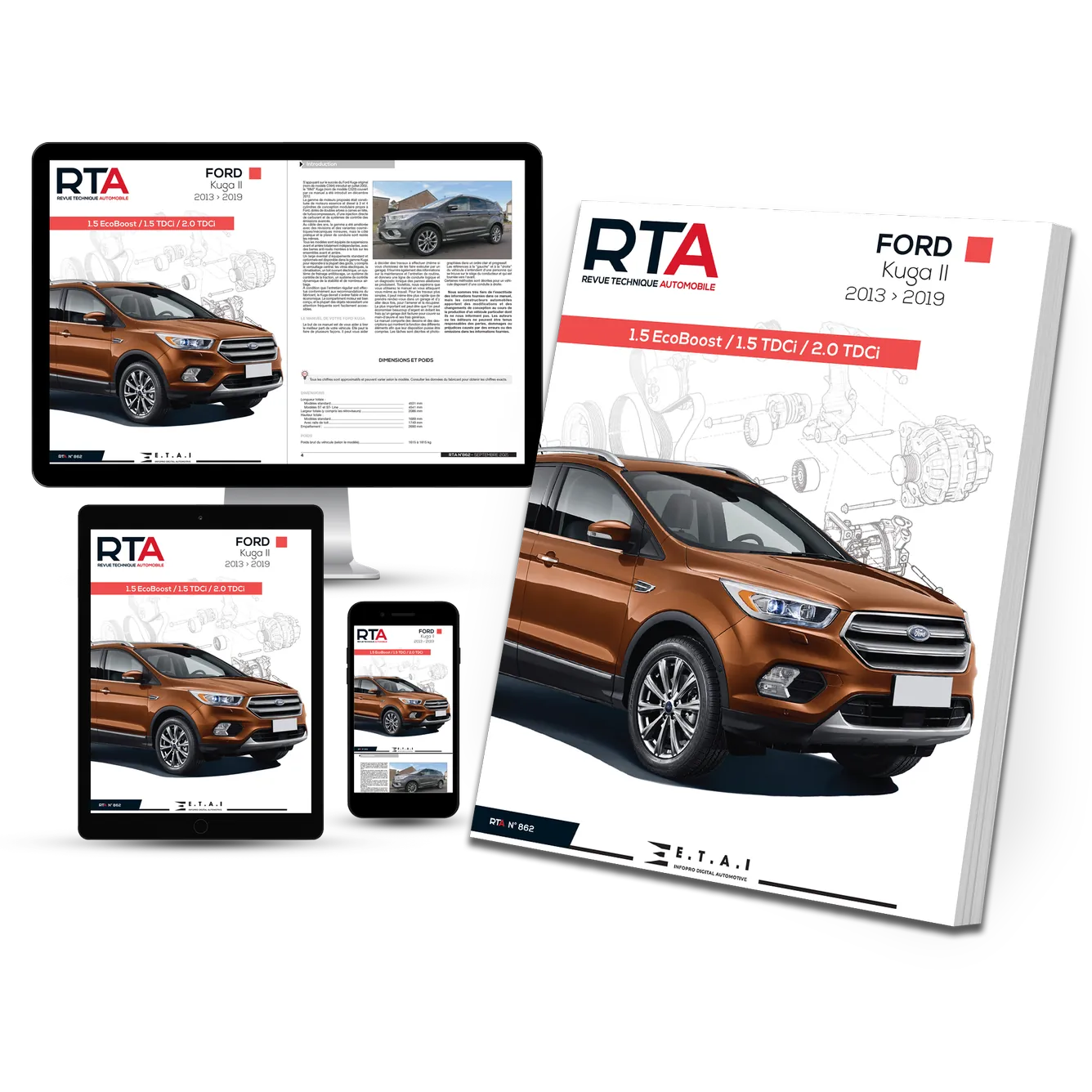 Ford Kuga II (2013 - 2019) - Revue Technique
