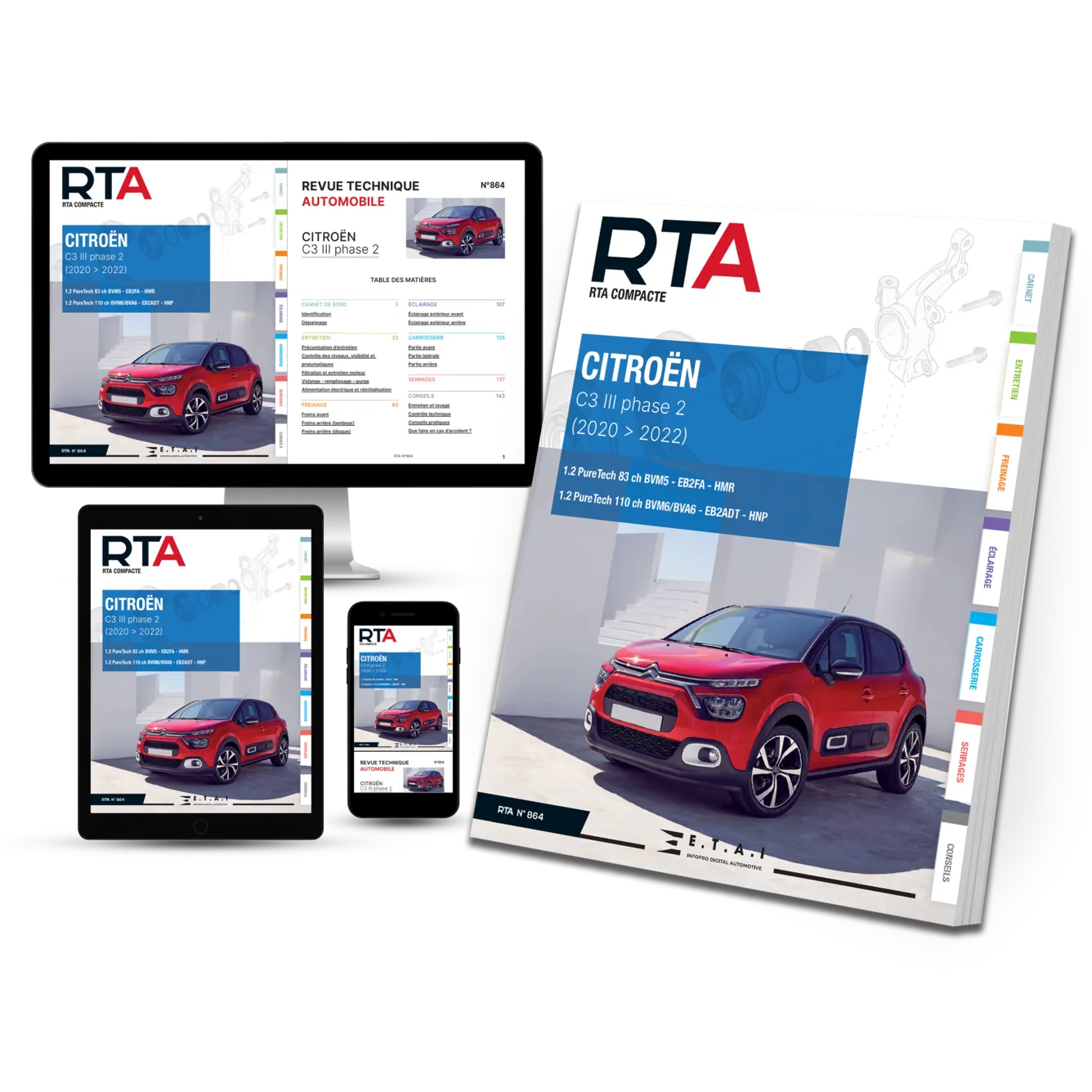 Citroën C3 III phase 2 (2020 - 2022) - Revue Technique