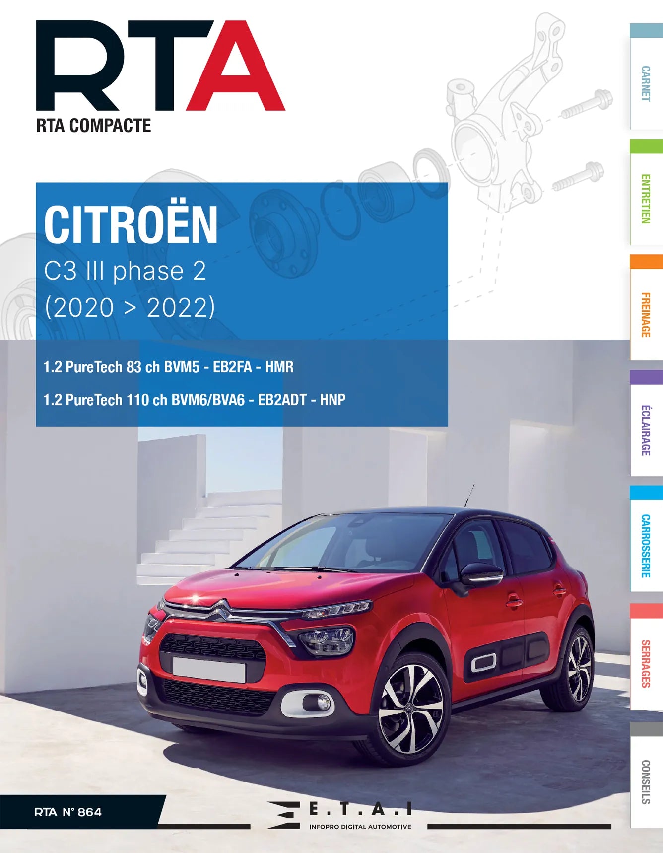 Citroën C3 III phase 2 (2020 - 2022) - Revue Technique