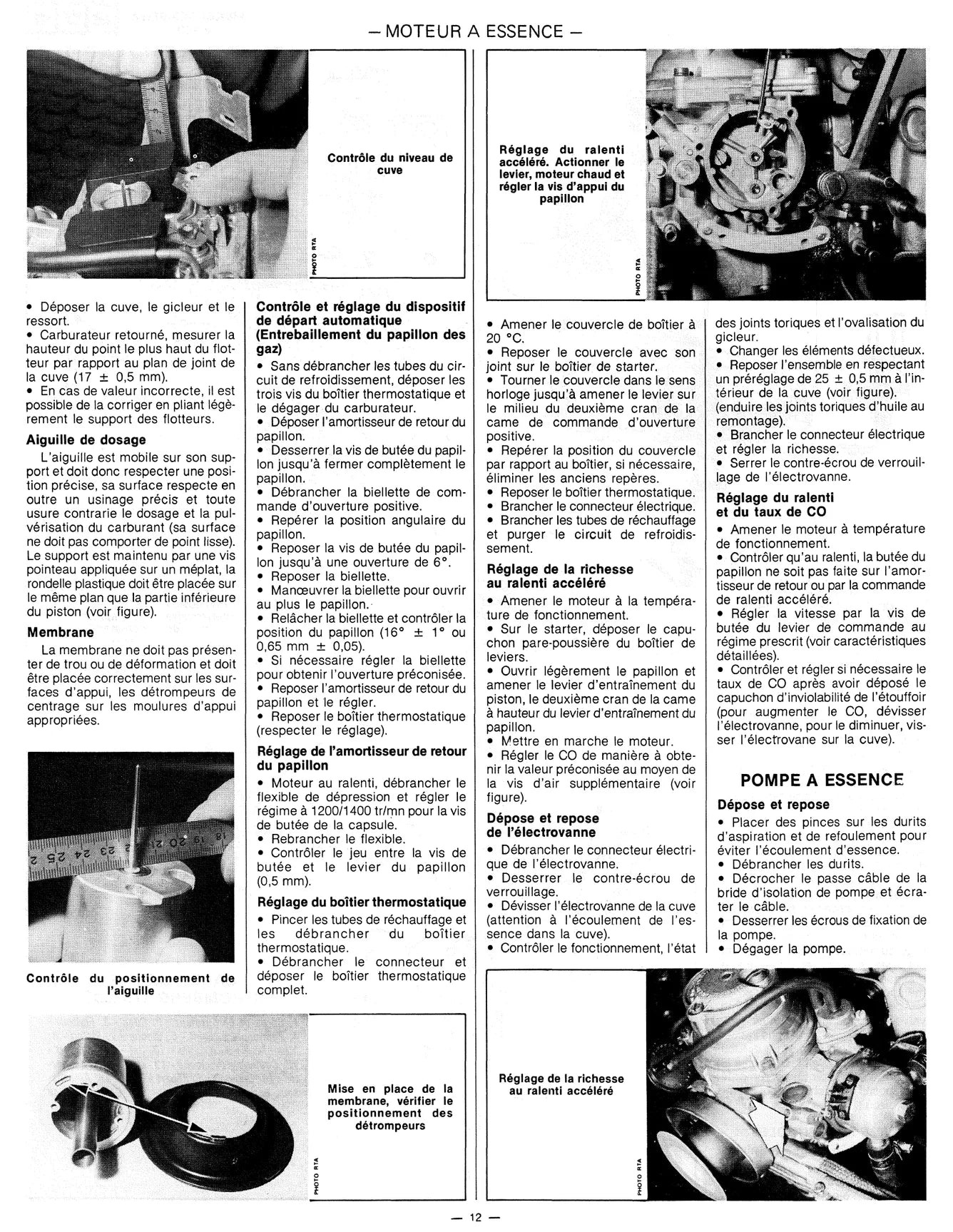 Mercedes-Benz 190 Type 201 (1983 - 1993) - Revue Technique