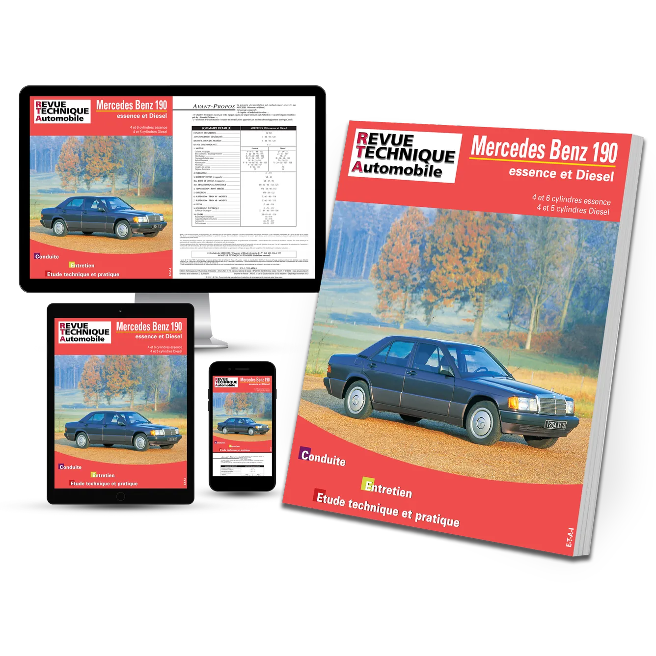 Mercedes-Benz 190 Type 201 (1983 - 1993) - Revue Technique