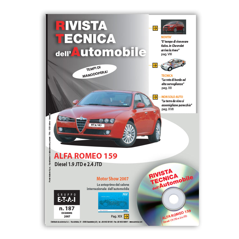 Alfa-Roméo 159 (2005 - 2013) - Revue Technique