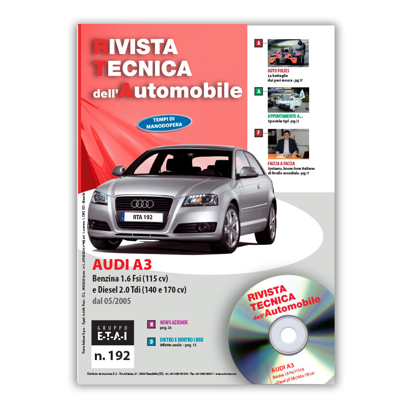 Audi A3 II fase 1 (2003 - 2008) - Revue Technique