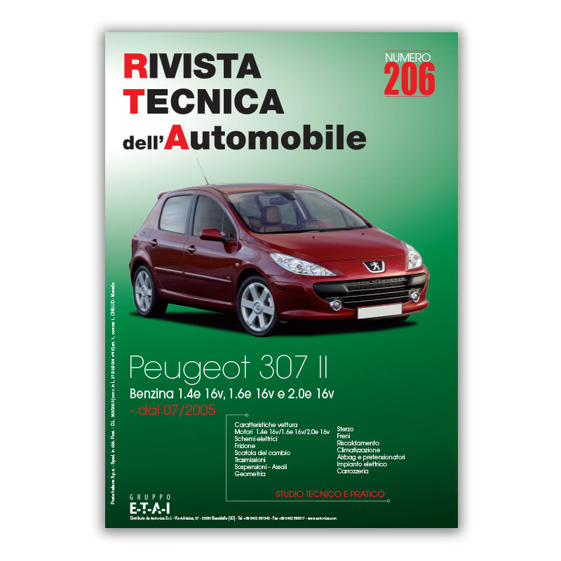 Peugeot 307 fase 2 (2005 - 2008) - Revue Technique