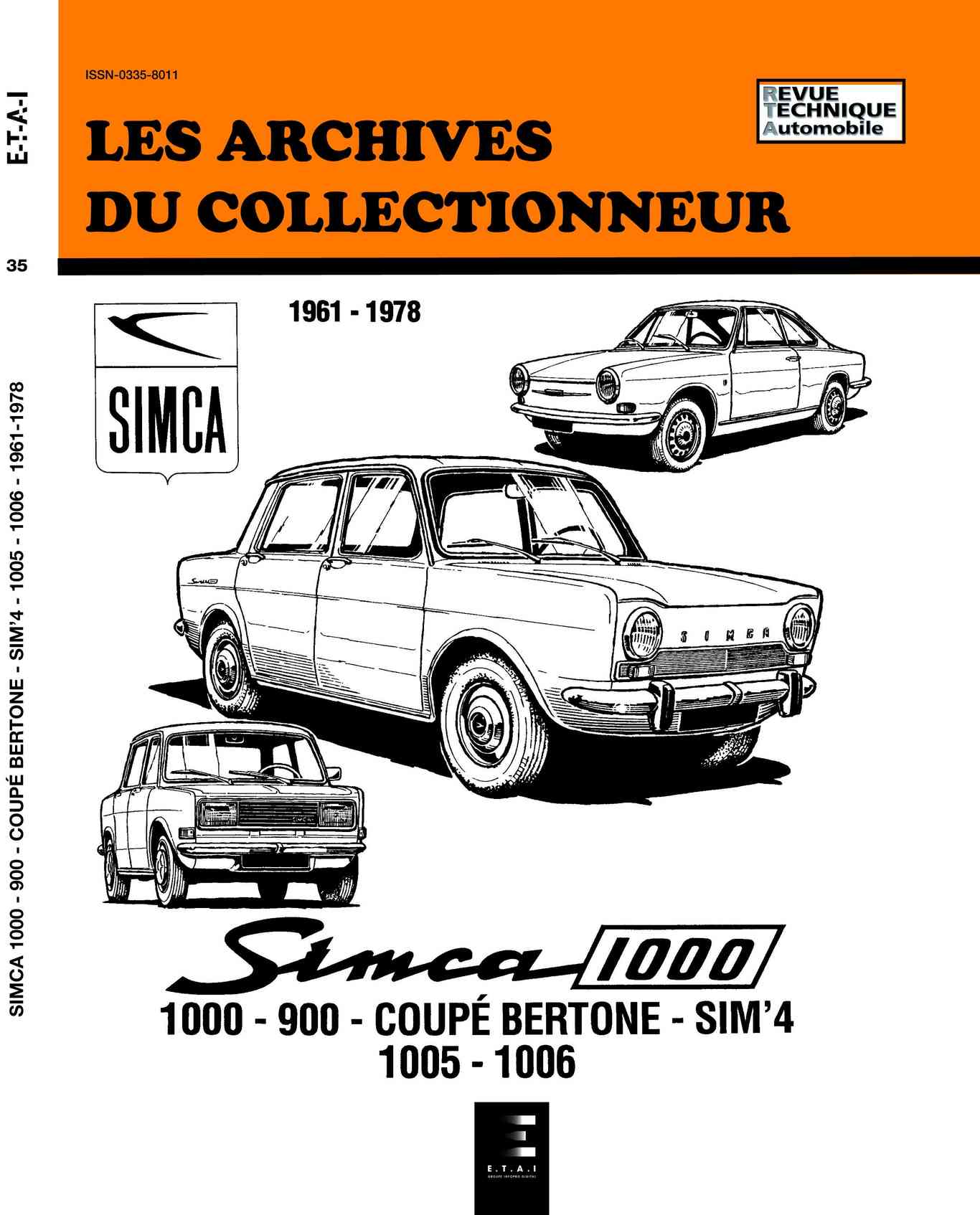Simca 1000 / 900 (1961 - 1978) - Revue Technique
